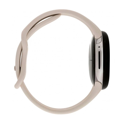 GOOGLE Pixel Watch LTE - Polished Silver case/Charcoal Active band