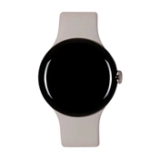 GOOGLE Pixel Watch LTE - Polished Silver case/Charcoal Active band