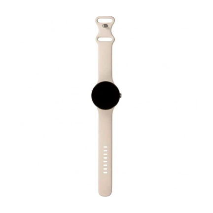 GOOGLE Pixel Watch LTE - Polished Silver case/Charcoal Active band