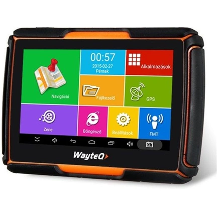 GPS WayteQ xRider Smart motoros navigáció