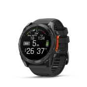 Garmin 010-02905-00 fenix 8 AMOLED (51mm) szilikon pántos fekete okosóra