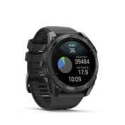 Garmin 010-02905-00 fenix 8 AMOLED (51mm) szilikon pántos fekete okosóra