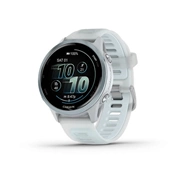 Garmin Forerunner 570 futóóra - 42mm, felhőkék alumíniumtok és átlátszó fehérkő/felhőkék szíj
