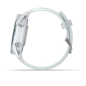 Garmin Forerunner 570 futóóra - 42mm, felhőkék alumíniumtok és átlátszó fehérkő/felhőkék szíj