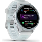 Garmin Forerunner 570 futóóra - 42mm, felhőkék alumíniumtok és átlátszó fehérkő/felhőkék szíj
