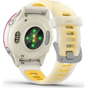 Garmin Forerunner 570 futóóra - 42mm, málna alumíniumtok és átlátszó csontszín/mangó szíj