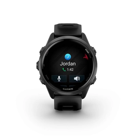Garmin Forerunner 570 futóóra - 42mm, palaszürke alumíniumtok és átlátszó fekete/fekete szíj