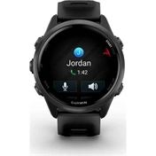 Garmin Forerunner 570 futóóra - 42mm, palaszürke alumíniumtok és átlátszó fekete/fekete szíj