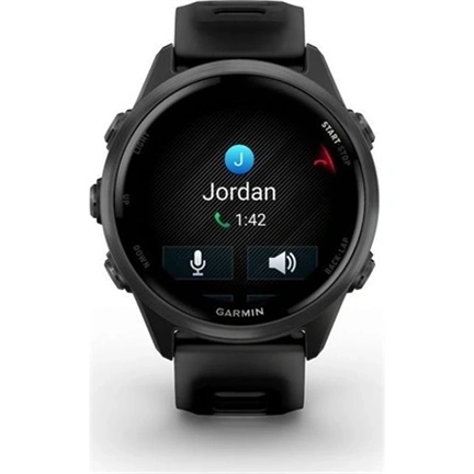 Garmin Forerunner 570 futóóra - 42mm, palaszürke alumíniumtok és átlátszó fekete/fekete szíj