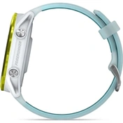 Garmin Forerunner 570 futóóra - 47mm, élénksárga alumíniumtok és átlátszó fehérkő/türkiz szíj