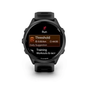 Garmin Forerunner 570 futóóra - 47mm, palaszürke alumíniumtok és átlátszó fekete/fekete szíj