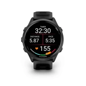 Garmin Forerunner 570 futóóra - 47mm, palaszürke alumíniumtok és átlátszó fekete/fekete szíj