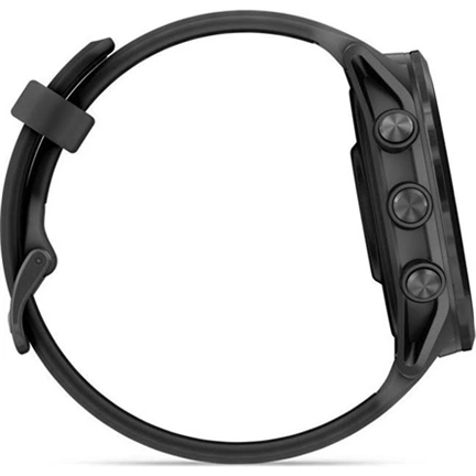 Garmin Forerunner 570 futóóra - 47mm, palaszürke alumíniumtok és átlátszó fekete/fekete szíj