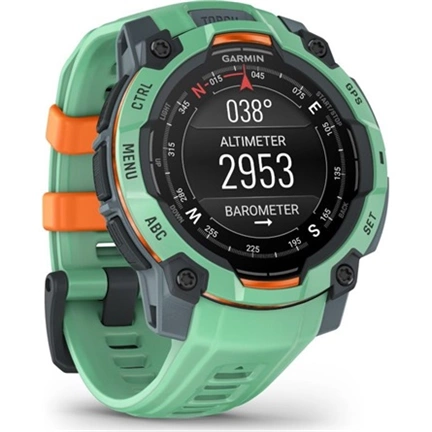 Garmin Instinct 3 okosóra - 45mm, AMOLED kijelző, strapabíró, GPS, Neo Tropic