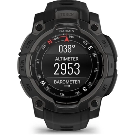 Garmin Instinct 3 okosóra - 45mm, AMOLED kijelző, strapabíró, GPS, fekete