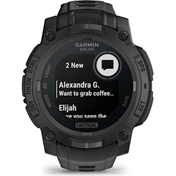 Garmin Instinct 3 okosóra - 45mm, strapabíró, napelemes, GPS, fekete, Tactical Edition