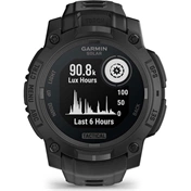 Garmin Instinct 3 okosóra - 45mm, strapabíró, napelemes, GPS, fekete, Tactical Edition