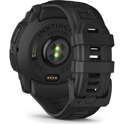 Garmin Instinct 3 okosóra - 50mm, AMOLED kijelző, strapabíró, GPS, fekete, Tactical Edition