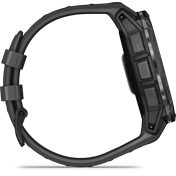 Garmin Instinct 3 okosóra - 50mm, AMOLED kijelző, strapabíró, GPS, fekete, sötétszürke szíj