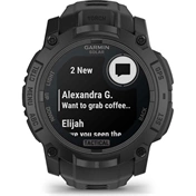 Garmin Instinct 3 okosóra - 50mm, strapabíró, napelemes, GPS, fekete, Tactical Edition