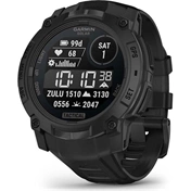 Garmin Instinct 3 okosóra - 50mm, strapabíró, napelemes, GPS, fekete, Tactical Edition
