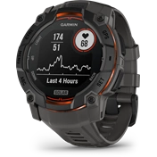 Garmin Instinct 3 okosóra - 50mm, strapabíró, napelemes, GPS, fekete, sötétszürke szíj Garmin Instinct 3 okosóra - 50mm, strapabíró, napelemes, GPS, fekete, sötétszürke szíj