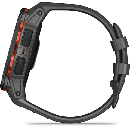 Garmin Instinct 3 okosóra - 50mm, strapabíró, napelemes, GPS, fekete, sötétszürke szíj Garmin Instinct 3 okosóra - 50mm, strapabíró, napelemes, GPS, fekete, sötétszürke szíj