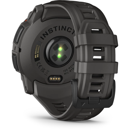 Garmin Instinct 3 okosóra - 50mm, strapabíró, napelemes, GPS, fekete, sötétszürke szíj Garmin Instinct 3 okosóra - 50mm, strapabíró, napelemes, GPS, fekete, sötétszürke szíj