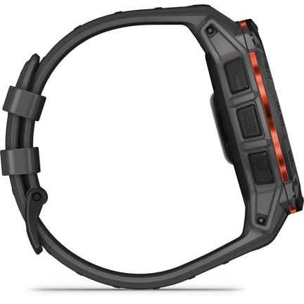 Garmin Instinct 3 okosóra - 50mm, strapabíró, napelemes, GPS, fekete, sötétszürke szíj Garmin Instinct 3 okosóra - 50mm, strapabíró, napelemes, GPS, fekete, sötétszürke szíj