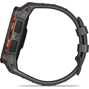 Garmin Instinct 3 okosóra - 50mm, strapabíró, napelemes, GPS, fekete, sötétszürke szíj