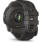 Garmin Instinct 3 okosóra - 50mm, strapabíró, napelemes, GPS, fekete, sötétszürke szíj