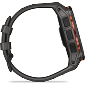Garmin Instinct 3 okosóra - 50mm, strapabíró, napelemes, GPS, fekete, sötétszürke szíj