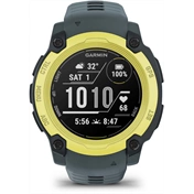 Garmin Instinct E okosóra - 40mm, strapabíró, GPS, electric lime, twilight (szürke) szíj