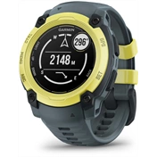Garmin Instinct E okosóra - 40mm, strapabíró, GPS, electric lime, twilight (szürke) szíj