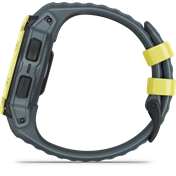 Garmin Instinct E okosóra - 40mm, strapabíró, GPS, electric lime, twilight (szürke) szíj