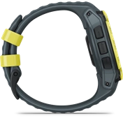 Garmin Instinct E okosóra - 40mm, strapabíró, GPS, electric lime, twilight (szürke) szíj