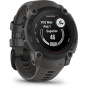 Garmin Instinct E okosóra - 40mm, strapabíró, GPS, fekete, sötétszürke szíj