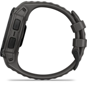 Garmin Instinct E okosóra - 40mm, strapabíró, GPS, fekete, sötétszürke szíj