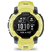 Garmin Instinct E okosóra - 45mm, strapabíró, GPS, electric lime, twilight (szürke) szíj