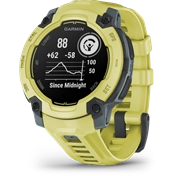 Garmin Instinct E okosóra - 45mm, strapabíró, GPS, electric lime, twilight (szürke) szíj