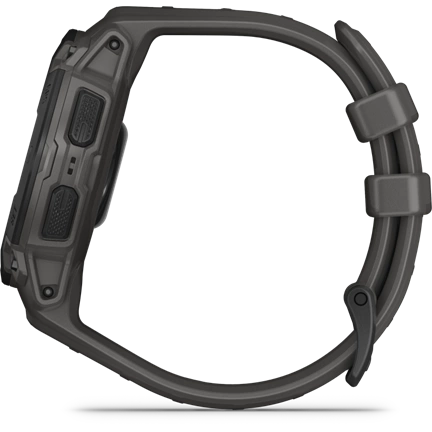 Garmin Instinct E okosóra - 45mm, strapabíró, GPS, fekete, sötétszürke szíj Garmin Instinct E okosóra - 45mm, strapabíró, GPS, fekete, sötétszürke szíj