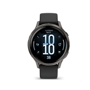 Garmin Venu 4 okosóra - 41mm, palaszürke tok fekete szilikonszíjjal