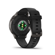 Garmin Venu 4 okosóra - 41mm, palaszürke tok fekete szilikonszíjjal