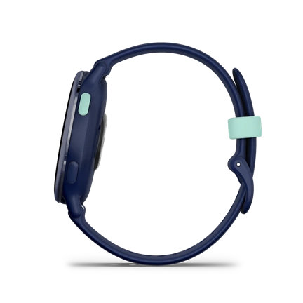 Garmin vívoactive 5 fitness okosóra - sötét metálkék alumíniumkeret, sötétkék tok és szilikonszíj