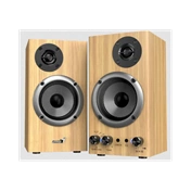 Genius SP-HF520BT hangszóró - asztali, sztereó, Bluetooth, fenyő