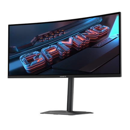 Gigabyte G34WQC2 gaming monitor 34", WQHD, VA, ívelt, 1500R, 200Hz, 1ms