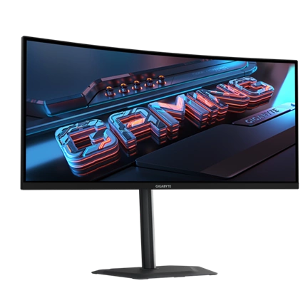 Gigabyte G34WQC2 gaming monitor 34", WQHD, VA, ívelt, 1500R, 200Hz, 1ms