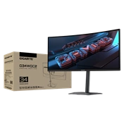 Gigabyte G34WQC2 gaming monitor 34", WQHD, VA, ívelt, 1500R, 200Hz, 1ms