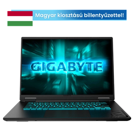 Gigabyte Gaming A16 GA63H CVH notebook 16" WUXGA 165Hz, Intel Core i7-13620H, 16GB, 1TB, RTX 5060 8GB