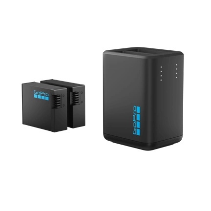 GoPro Dual Battery Charger for HERO13 Black - 2 Enduro Batteries Included